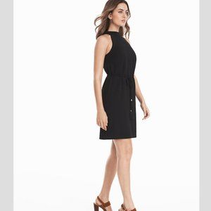 WHBM Mock Neck Shift Dress